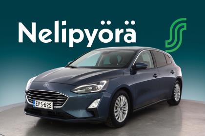 Ford Focus 1,0 EcoBoost 125hv M6 Titanium 5-ovinen - Korkokampanja alk. 3.99% + kulut! - *Suomi-auto*1 omistaja