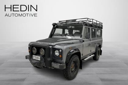 Land Rover Defender 110 SW // 1-Omistaja Suomessa, Vetokoukku, Ilmastointi, Vinssi, 7-Paikkainen, 2xRenkaat vanteilla! *