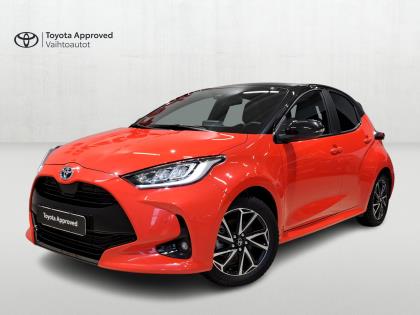 Toyota Yaris 1,5 Hybrid Premium | Lasik. | 1-omista | Suomiauto | Premiumväri Koral | Vähän ajettu | Lämpöpaketti