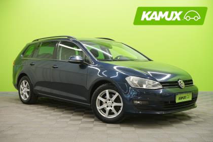 Volkswagen Golf Variant Comfortline 2,0 TDI 110 kW BMT / Juuri katsastettu / Vetokoukku / Navi / Lohkolämmitin / Met