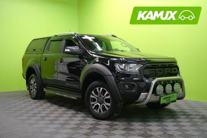 Ford Ranger Double Cab 2,0 TDCi 213 hp A10 4x4 Wildtrak / Sis.ALV / Webasto / Nahkaverhoilu / Lämmitettävä Tuuli