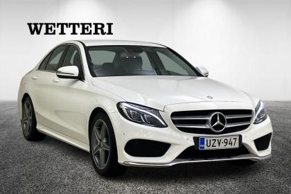 Mercedes-Benz C 200 Edition 4MATIC AMG / 1-omistaja Suomi-auto / Merkkihuollettu / 4-veto / LED /Keyless-Start / Par