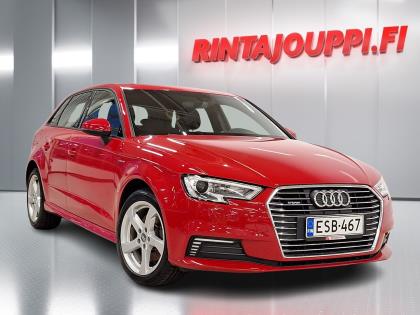 Audi A3 Sportback 1,4 TFSI e-tron S tronic - Vetokoukku, Digimittaristo, Urheiluistuimet, Vakionopeuden sääd