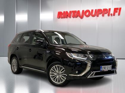 Mitsubishi Outlander Phev Invite 4WD 5P - Navi, Ruby Black, Nahka-Alcantara - J. autoturva - Ilmainen kotiintoimitus!