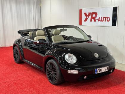 Volkswagen New Beetle Cabriolet 1,6 75 kW, ERITTÄIN HIENO, Sähk.katto, Rei´itetty nahkaverhoilu - Erittäin siististi pidet