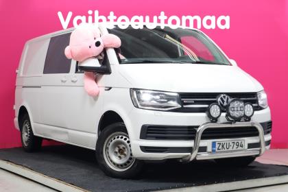 Volkswagen Transporter umpipakettiauto pitkä 2,0 TDI 110 kW 4Motion / ALV / Vetokoukku / Webasto kaukosäädöllä / Vakkari /