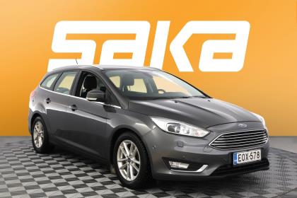 Ford Focus 1,5 EcoBoost 150 hv Start/Stop A6 Titanium Wagon ** Suomi-Auto / Merkkihuollettu / Navi / Tutkat / K