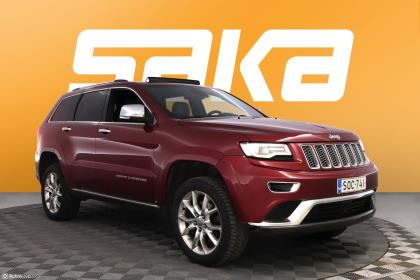 Jeep Grand Cherokee 3,0 CRD Summit ** Adapt.Vakkari / Panorama / Ilmast.istuimet / Vetokoukku / Ilma-alusta / BLIS / P-K