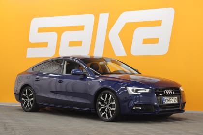 Audi A5 Sportback 2,0 TDI 140 kW S tronic quattro S-Line ** Webasto / Nahka-Alcantara / Sporttipenkit / Flat