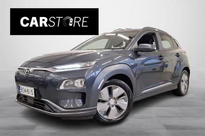 Hyundai Kona electric 64 kWh 204 hv Premium / 1-OM Suomiauto / ACC / Ilmastoidut nahat / HUD / Blis / Keyless / *